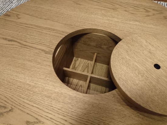 無垢材ドーナツ型テーブル | オーダー家具・手作り家具なら〔アイコー